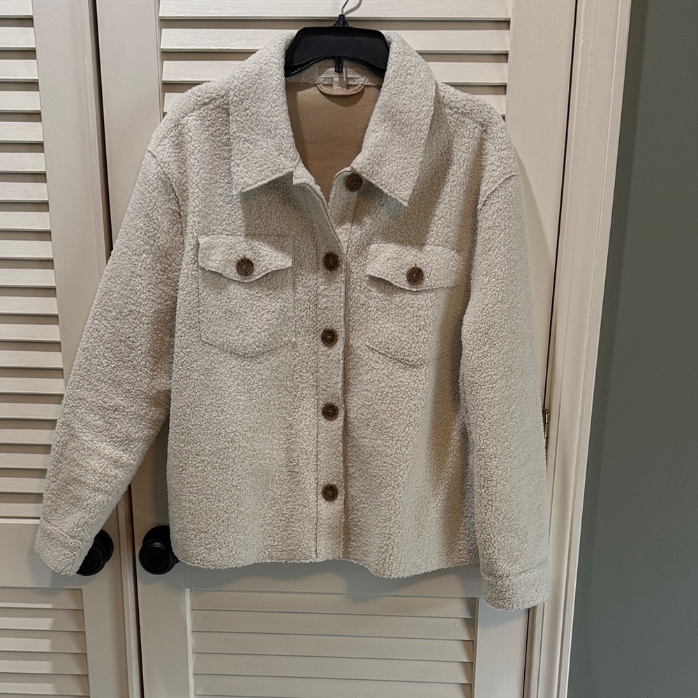 Chelsea and Violet Sherpa Shacket